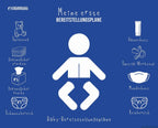 THW-Bereitstellungsplane als Baby-Wickelunterlage