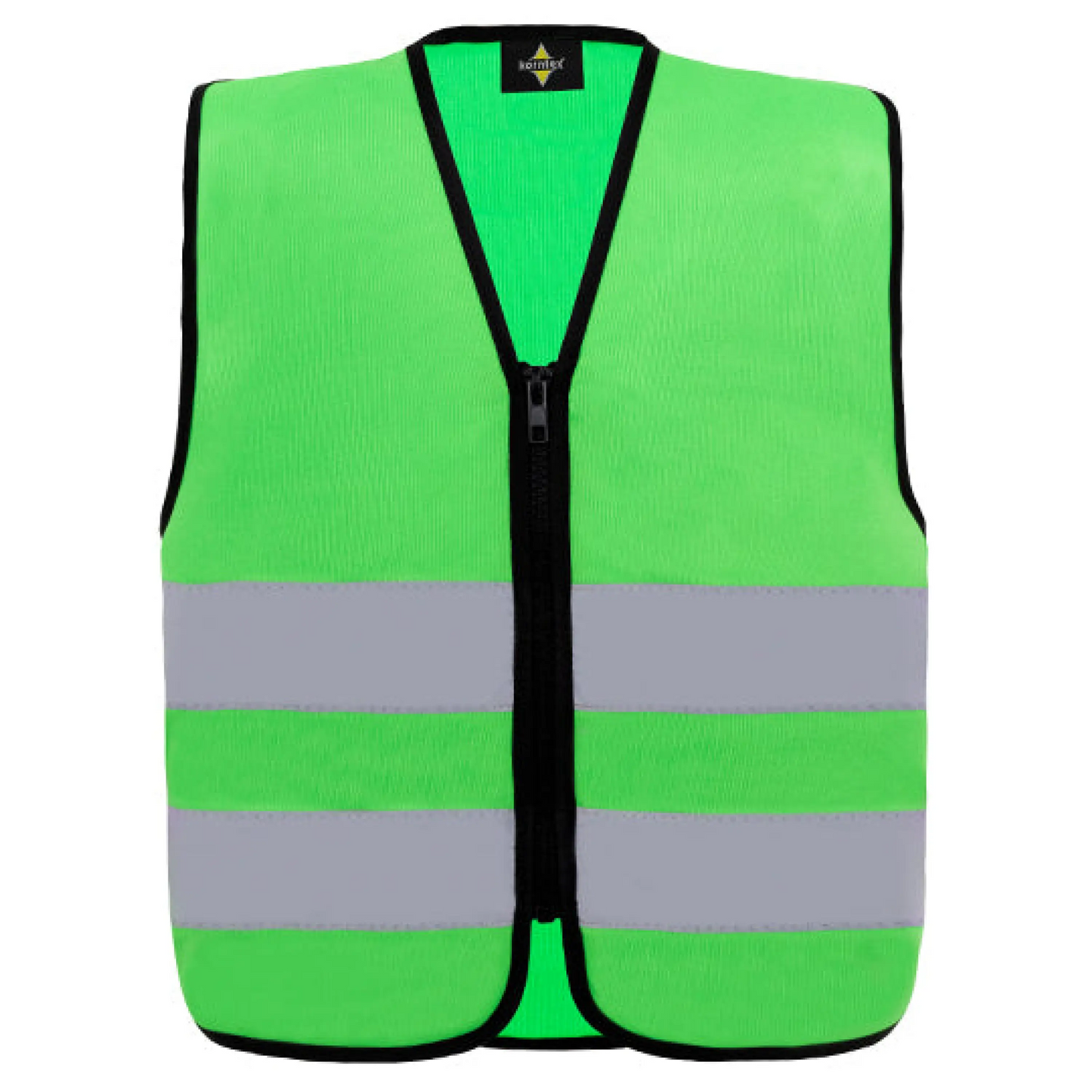 Personalisierte warnweste für kinderfeuerwehr – viele farben verfügbar mit reißverschluss - warnweste kinderfeuerwehr