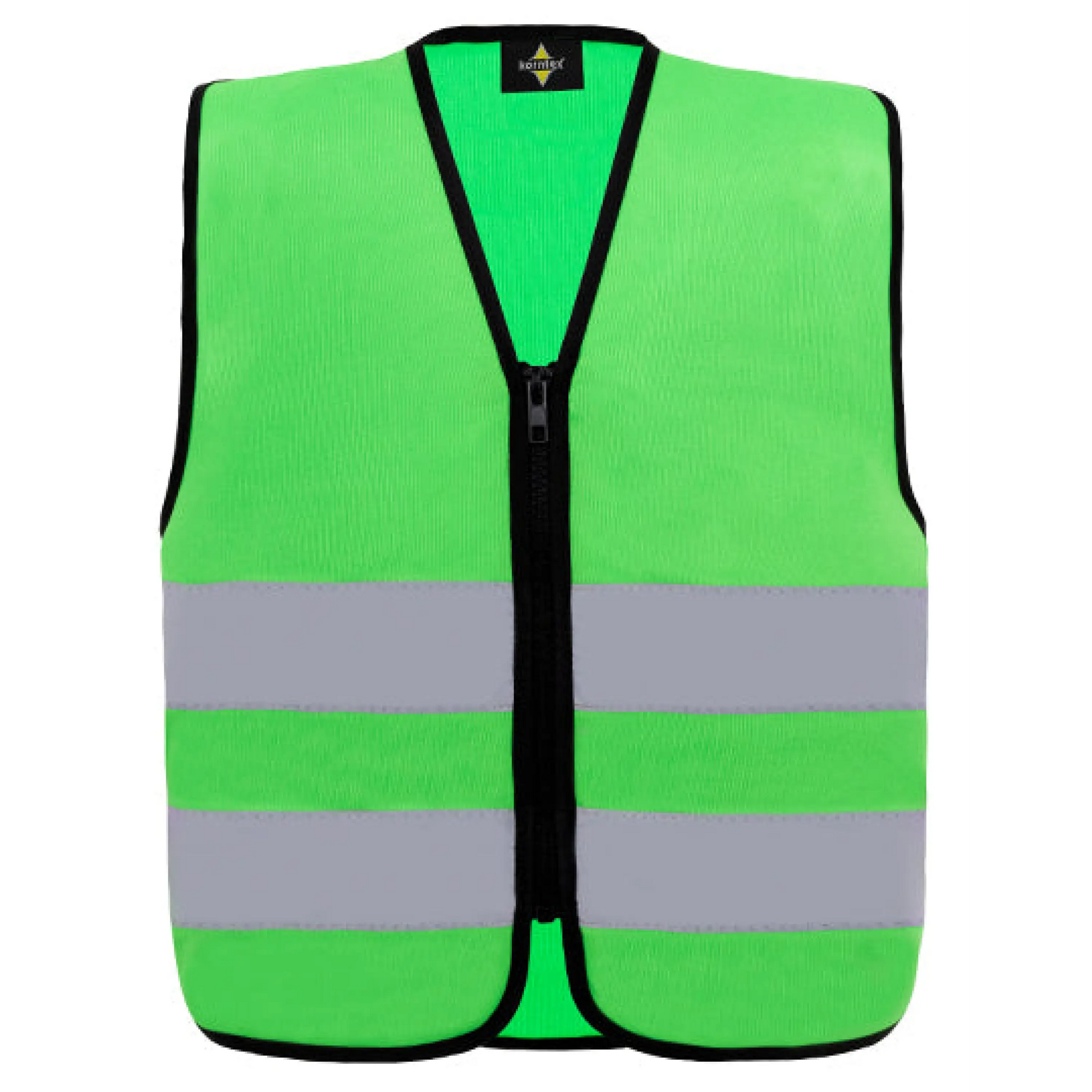 Personalisierte warnweste für kinderfeuerwehr – viele farben verfügbar mit reißverschluss - warnweste kinderfeuerwehr