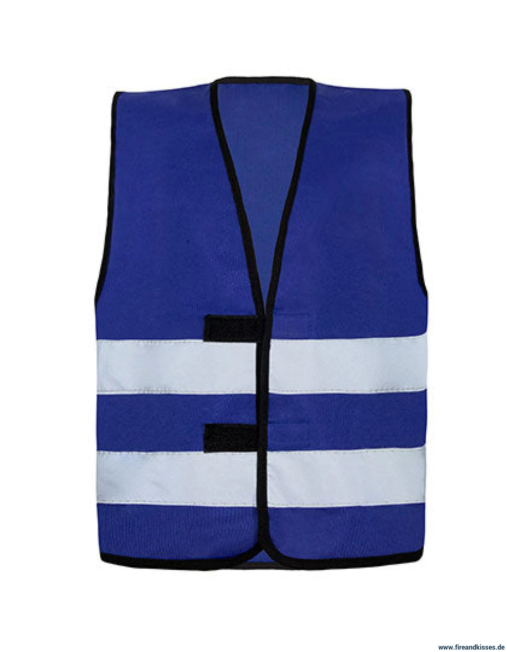 Personalisierte warnweste für kinderfeuerwehr – viele farben verfügbar - xxs (3-4 jahre) / kinderfeuerwehr / royalblau