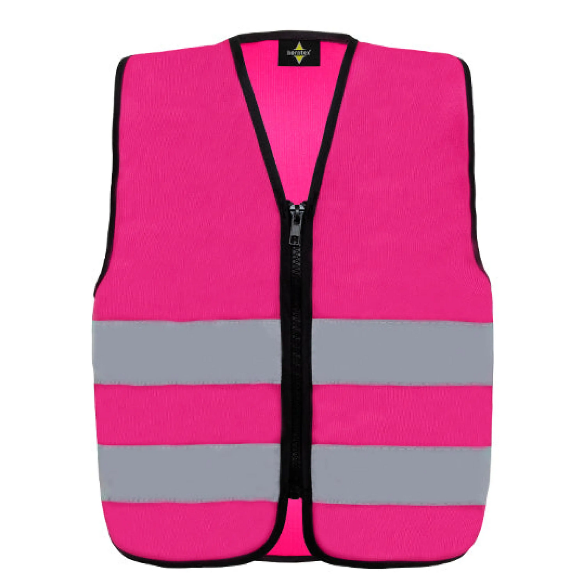 Personalisierte warnweste für kinderfeuerwehr – viele farben verfügbar mit reißverschluss - warnweste kinderfeuerwehr