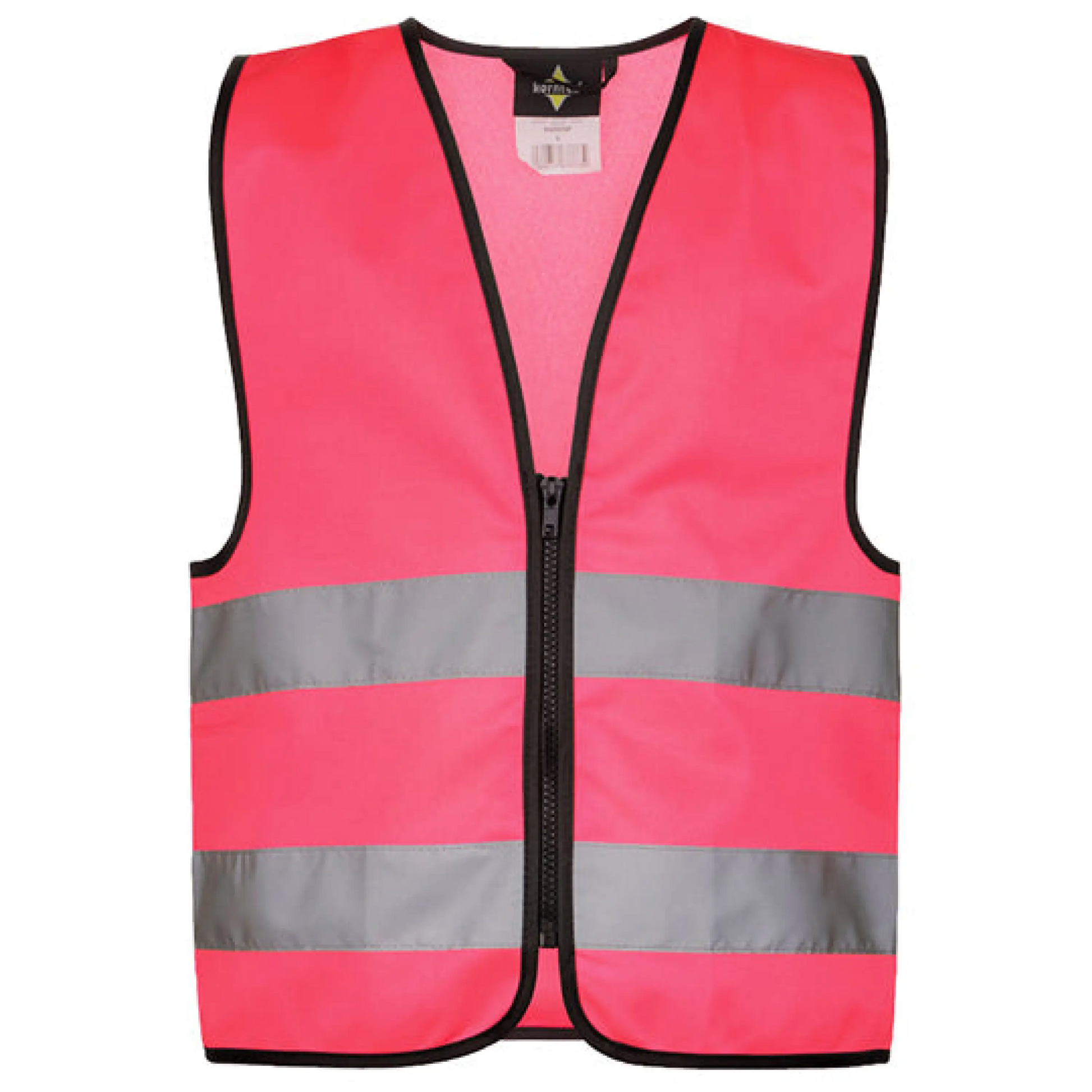 Personalisierte warnweste für kinderfeuerwehr – viele farben verfügbar mit reißverschluss - warnweste kinderfeuerwehr