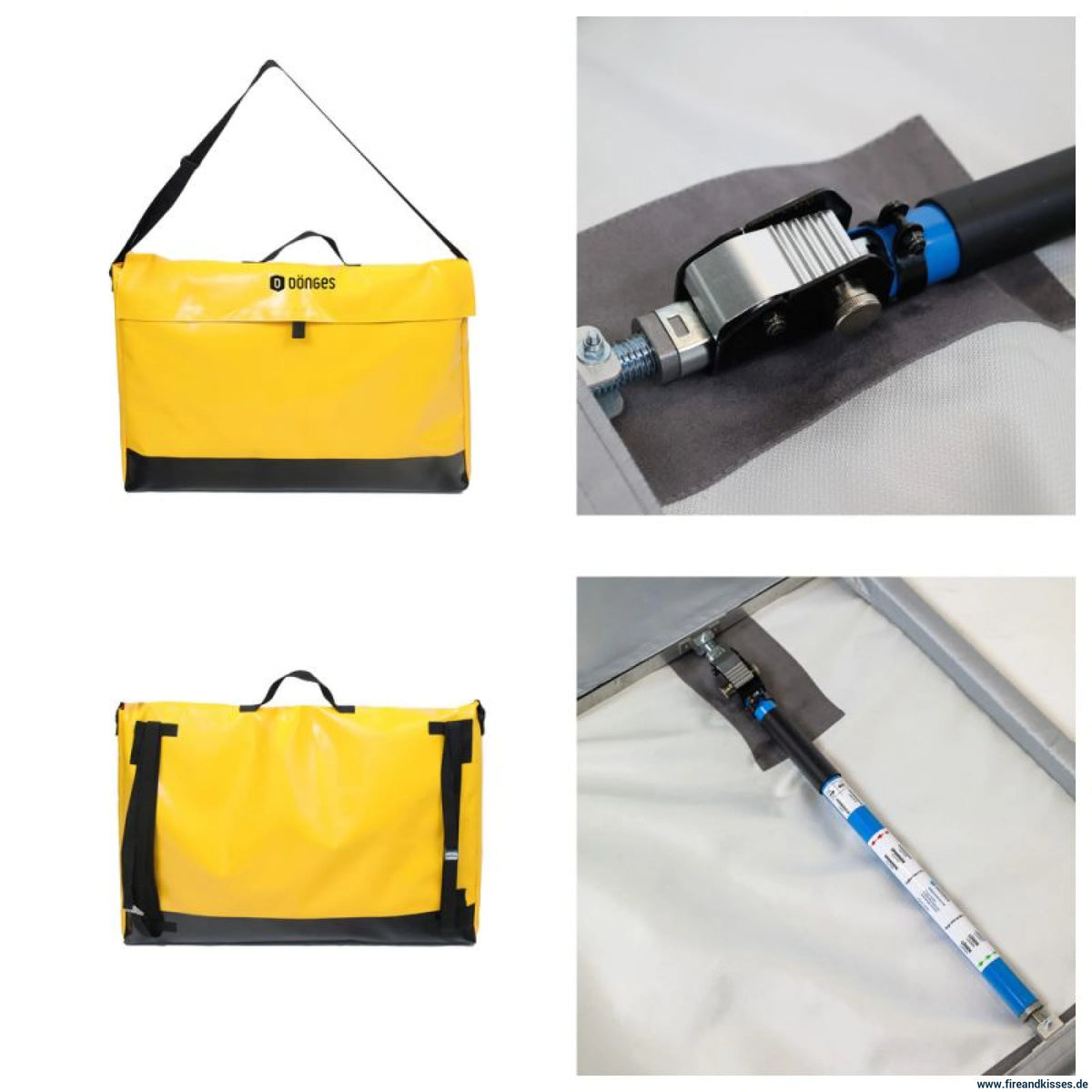 Rauchschutzvorhang Feuerwehr Dönges Smoke Defender 70-115cm 190cm