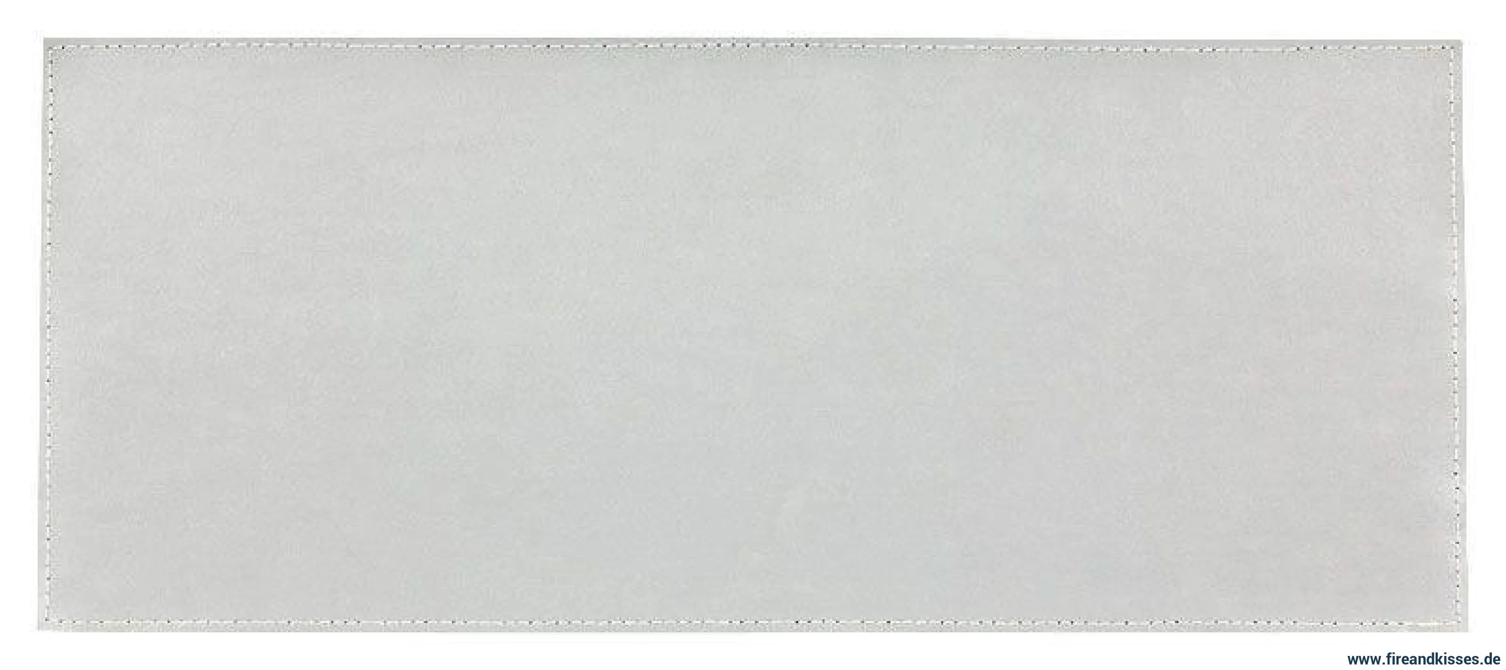 Reflexschild rückenschild wunschtext silber matt 38 x 16 cm - rückenschild wunschtext silber