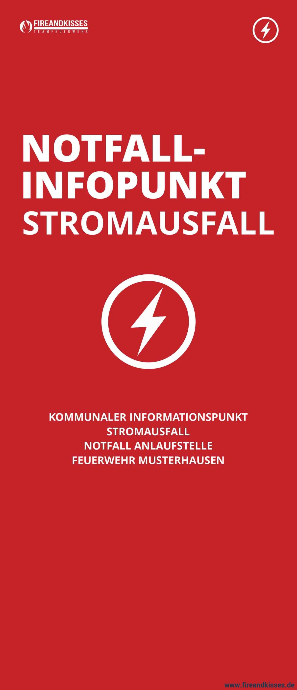 Mobiler Notfall-Infopunkt Stromausfall