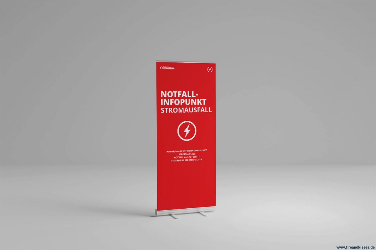 Mobiler Notfall-Infopunkt Stromausfall
