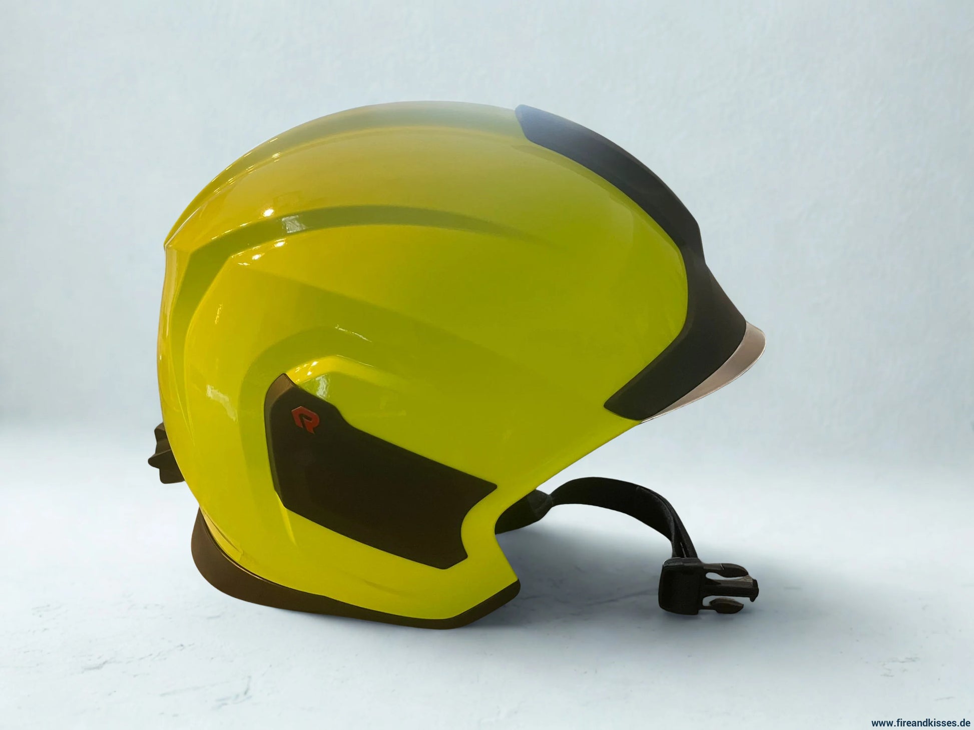 Rosenbauer heros titan feuerwehrhelm – high visibility yellow | ovp & unbenutz