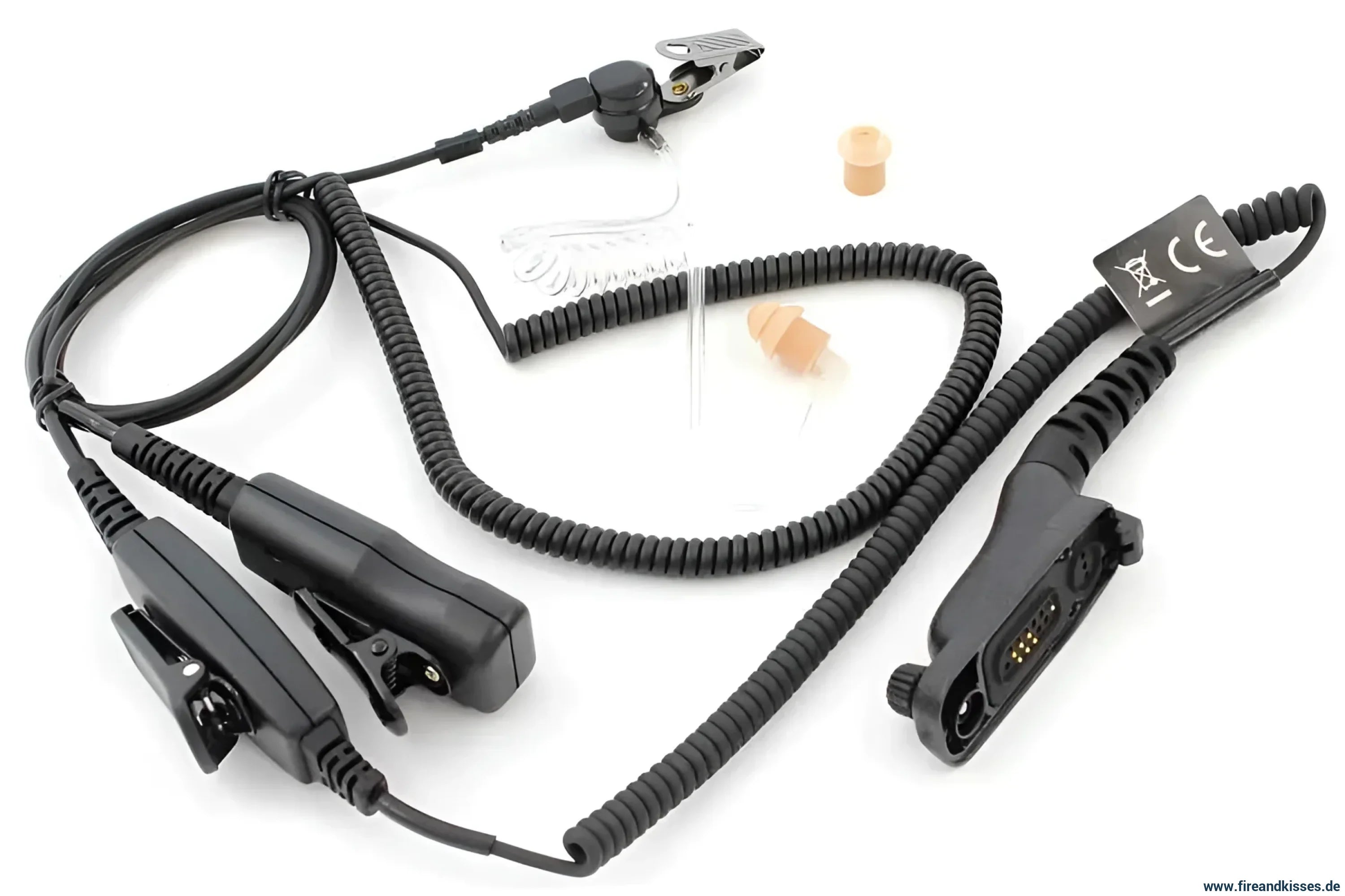 Schallschlauch-headset 2 kabel-lösung für motorola mtp850fug / dp4400 u. Moto trb - headset schallschlauch-headset