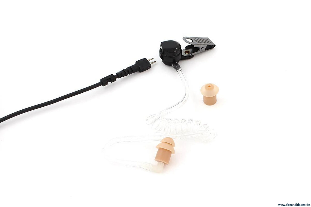 Schallschlauch-headset 2 kabel-lösung für motorola mtp850fug / dp4400 u. Moto trb - headset schallschlauch-headset