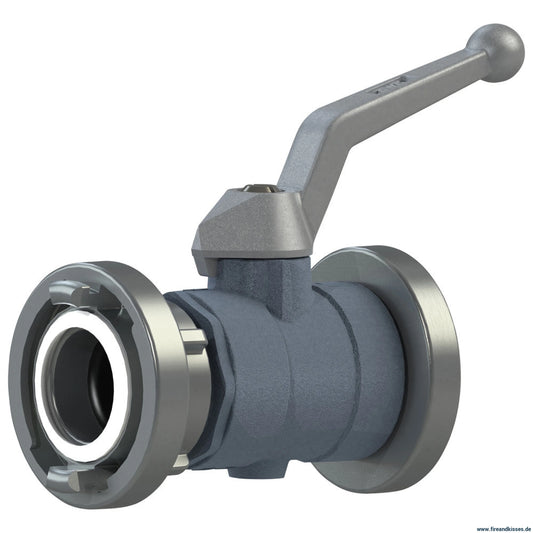 Schlauchabsperrung Feuerwehr AWG mit Kugelhahn B | Absperrventil