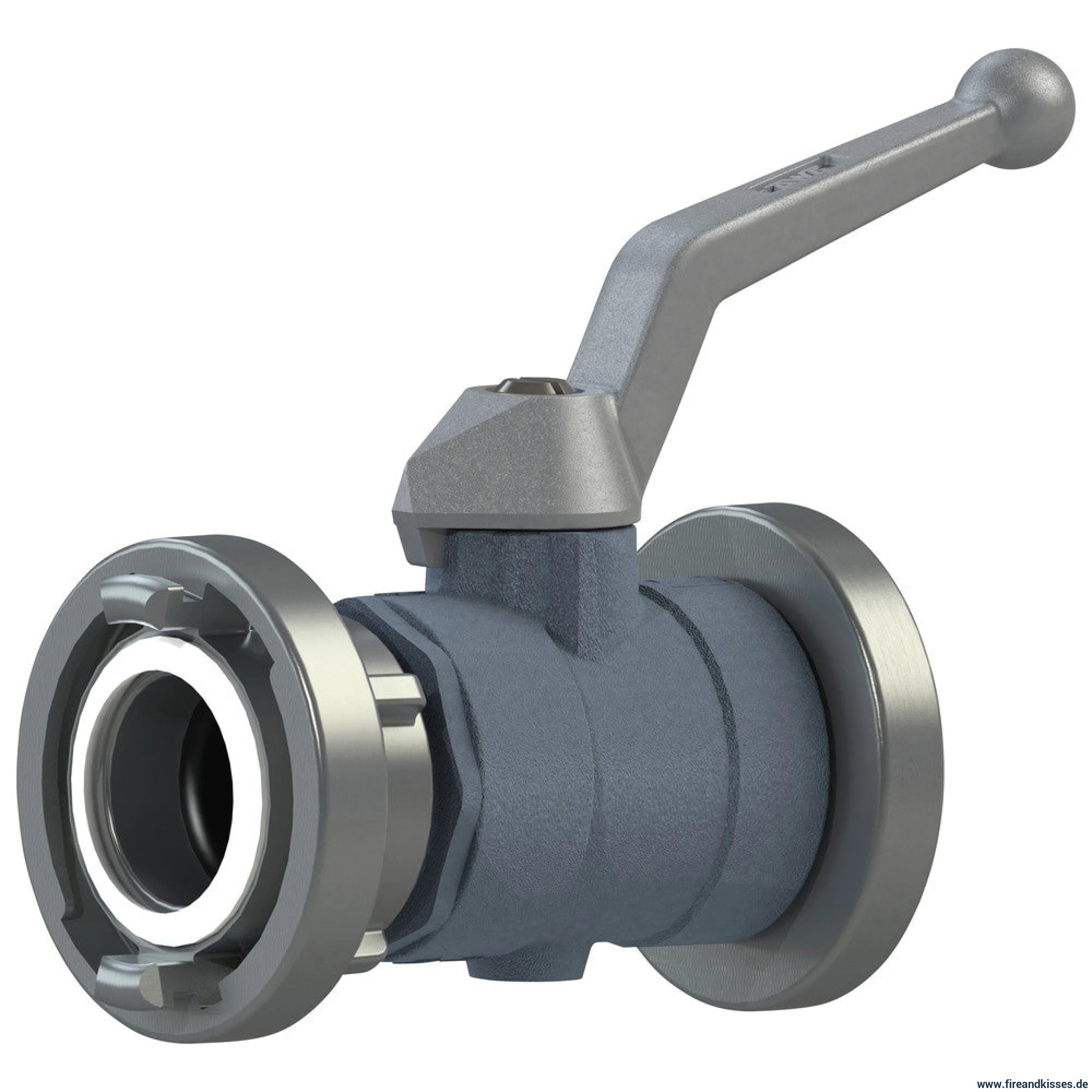 Schlauchabsperrung Feuerwehr AWG mit Kugelhahn C | Absperrventil