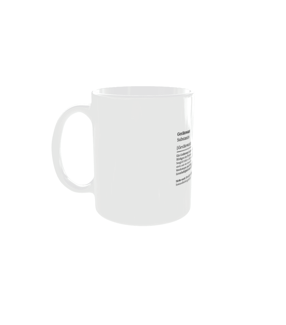 Feuerwehr-Tasse Definition Gerätewart - Fireandkisses