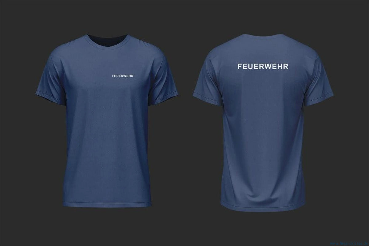 T-shirt feuerwehr weiß – 100 % baumwolle bedruckt - unsere günstigen klassiker! - t-shirt feuerwehr weiß baumwolle