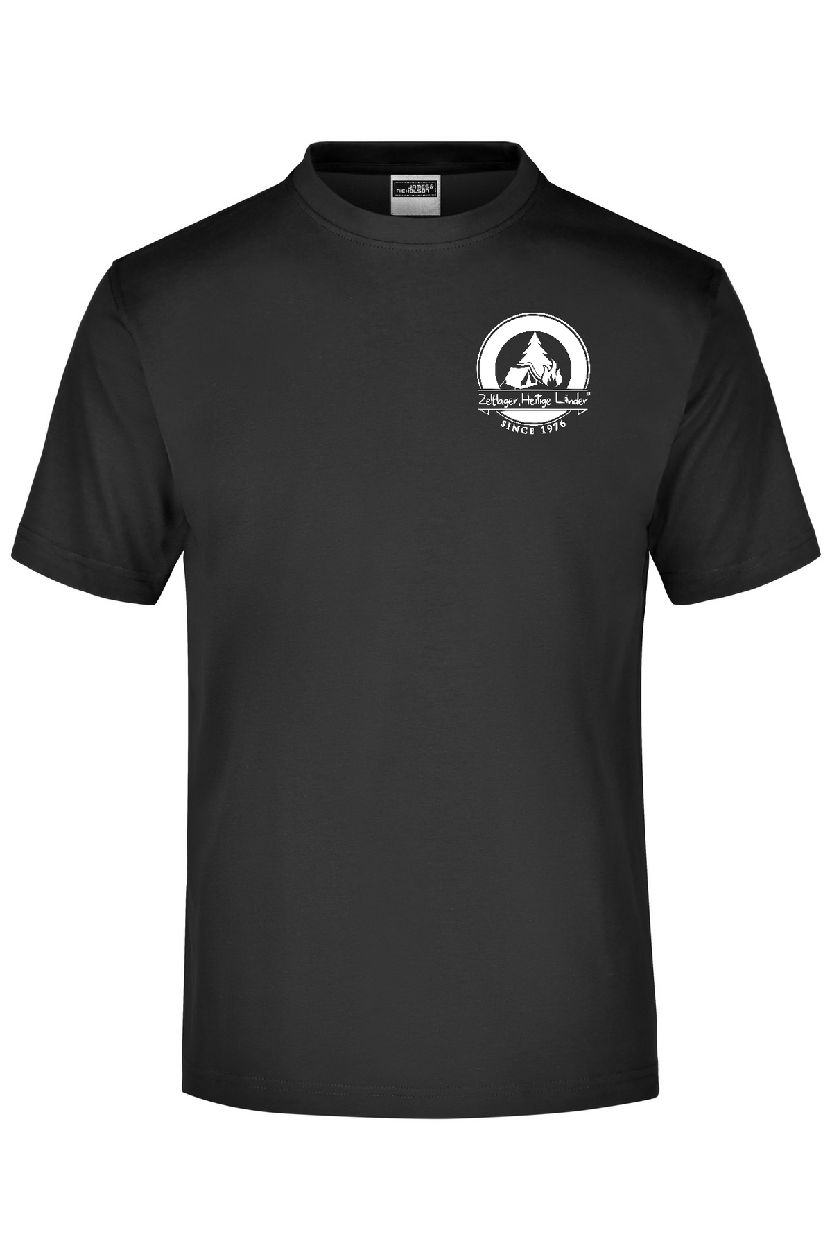 Zeltlager „Heilige Länder“ – T-Shirt Schwarz