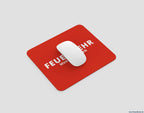 Textil-mousepad 230×190 mm (3 mm) – mit deinem feuerwehr-ortsnamen - mousepad feuerwehr ortsnamen ab 1 stück
