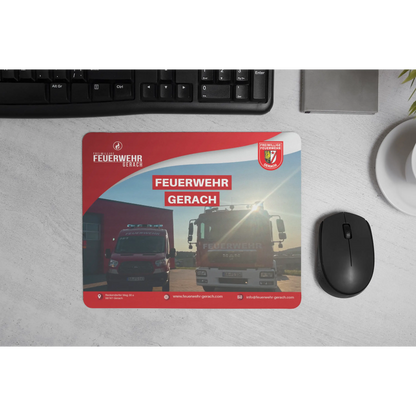 Textil-mousepad mit deinem feuerwehrlogo oder wunschmotiv - mousepad 230×190 mm – ab 1 stück