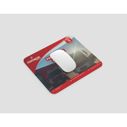Textil-mousepad mit deinem feuerwehrlogo oder wunschmotiv - mousepad 230×190 mm – ab 1 stück
