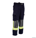 THL Bundhose Baumwolle FR Proban - Technische Hilfeleistung Feuerwehrhose EN 16689 Schwarzblau Kurze Größen