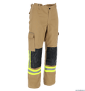 THL Bundhose Baumwolle FR Proban - Technische Hilfeleistung Feuerwehrhose EN 16689 Gold Normale Größen