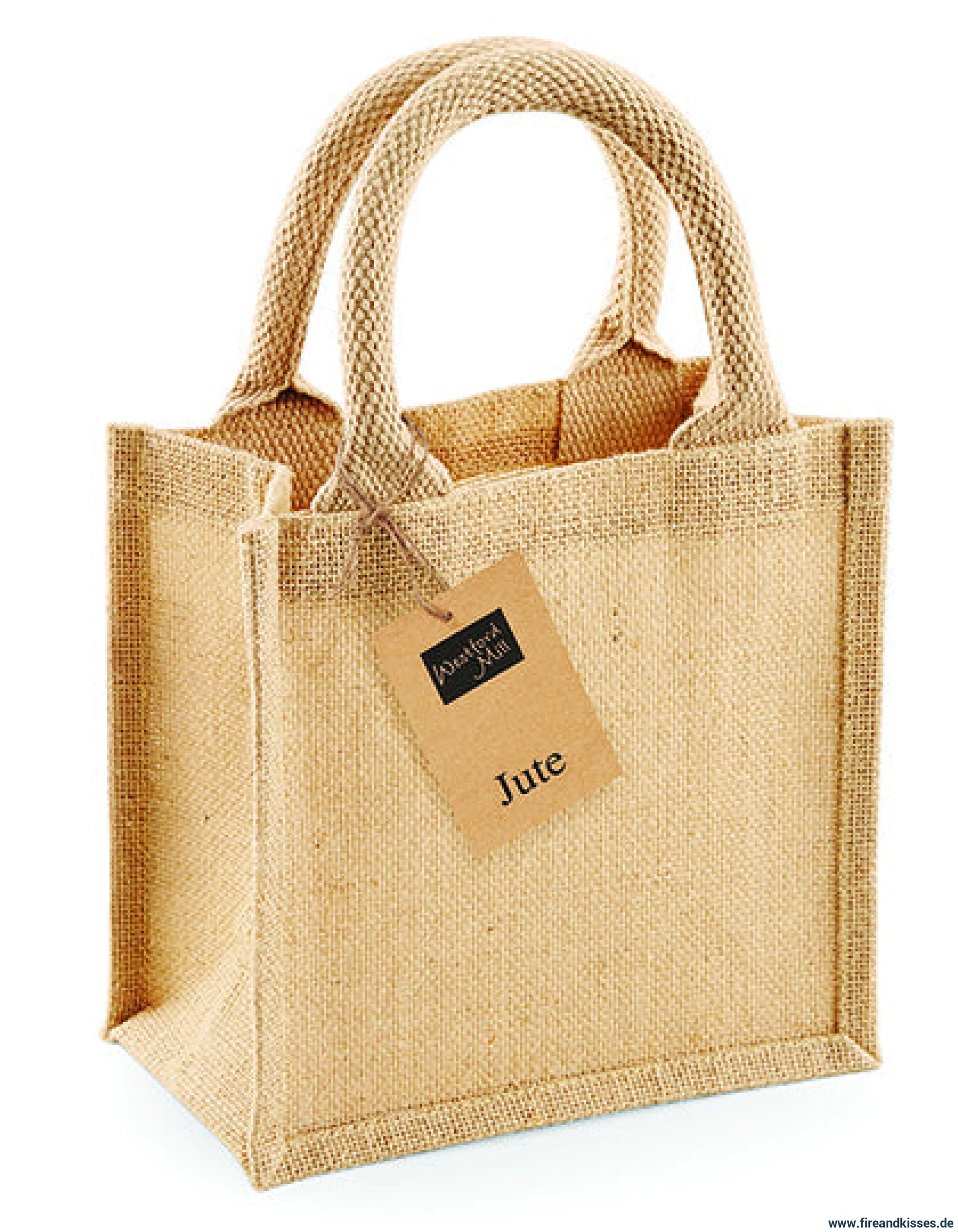 Westford mill jute petite gift bag – kleine geschenktasche aus | restposten