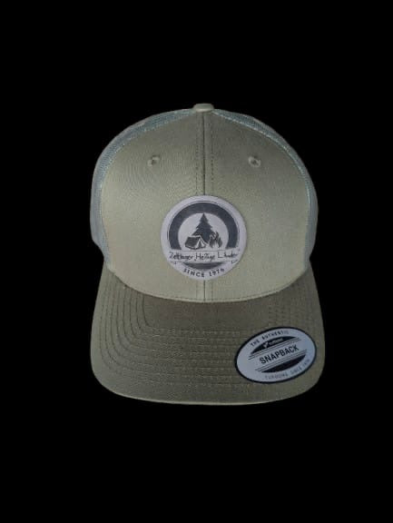 Zeltlager Heilige Länder Snapback Cap Buck-Green Vorderansicht