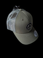 Zeltlager Heilige Länder Snapback Cap Buck-Green Seitenansicht mit Mesh