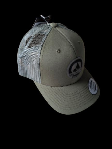 Zeltlager Heilige Länder Snapback Cap Buck-Green Seitenansicht mit Mesh
