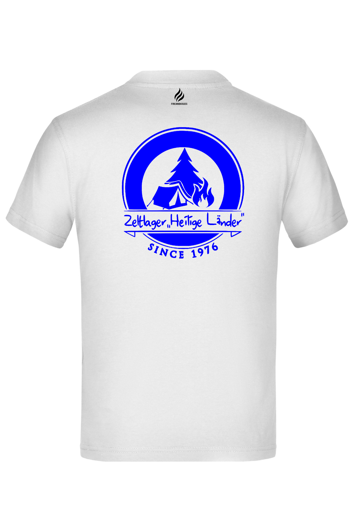 Zeltlager Heilige Länder T-Shirt weiß Rückseite