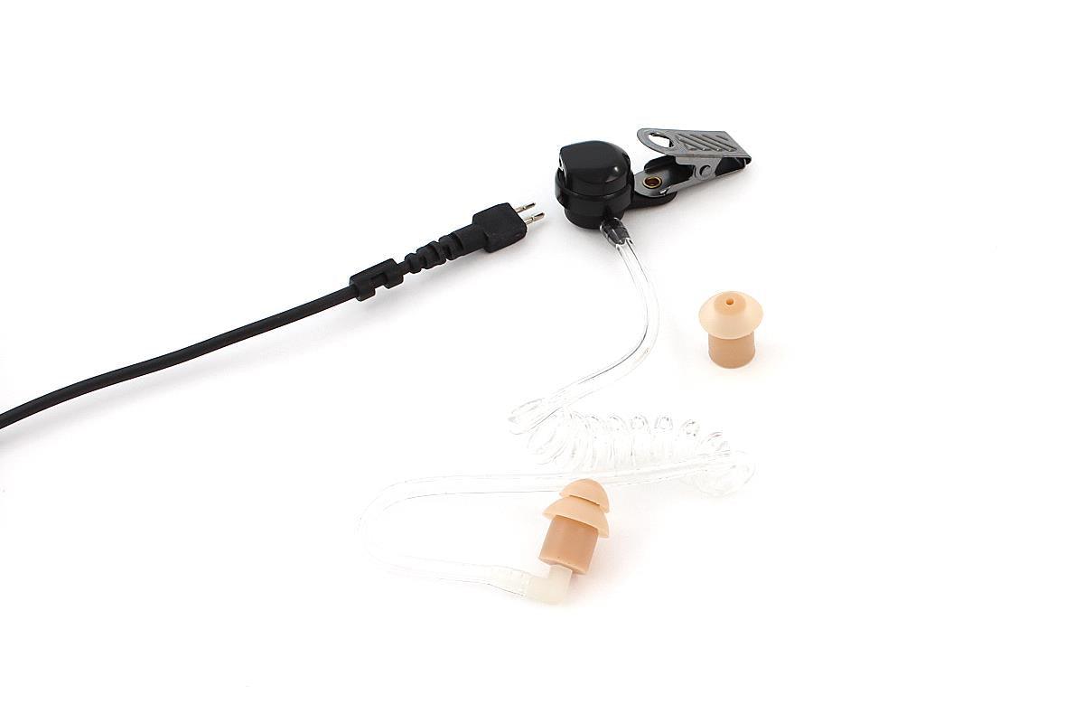 Schallschlauch-Headset 2 Kabel-Lösung für Motorola MTP850FuG / DP4400 u. Moto TRB - Fireandkisses